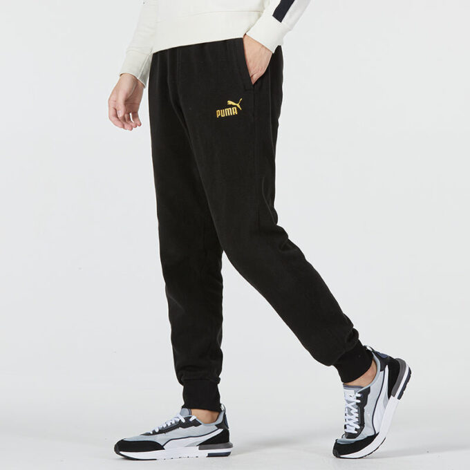 Ess+ Tape Golden! Track Pants Logo “Black”
