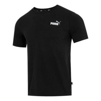 Essential Col Small Logo T-shirt “Black”