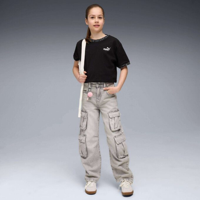 Essentials Animal Print Big Kids’ Tee Essentials Animal Print Big Kids’ Tee