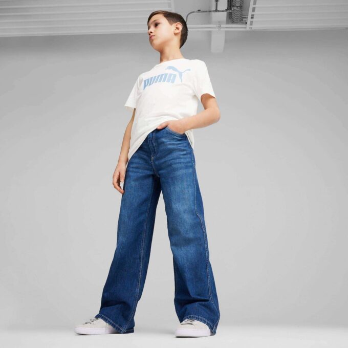 Essentials Big Kids’Logo Tee