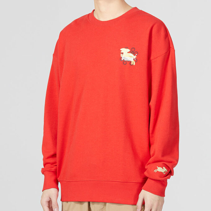Essentials CNY Graphic Logo Sweatshirt “Red”