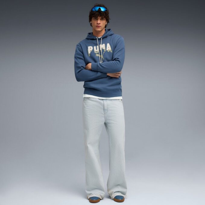 Essentials Double Up Men Fleece Hoodie Essentials Double Up Men Fleece Hoodie