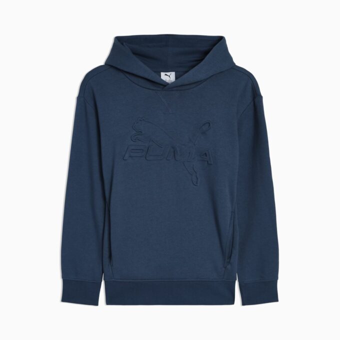 Essentials Embossed Big Kids’ Cotton Fleece Hoodie Essentials Embossed Big Kids’ Cotton Fleece Hoodie
