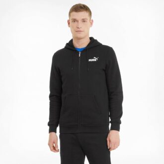 Essentials Full-Zip Logo Hoodie Men