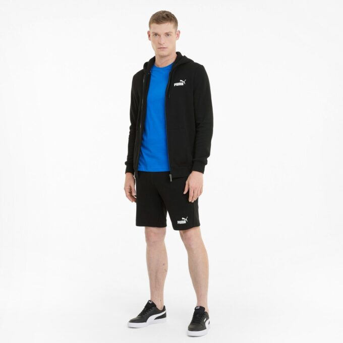 Essentials Full-Zip Logo Hoodie Men