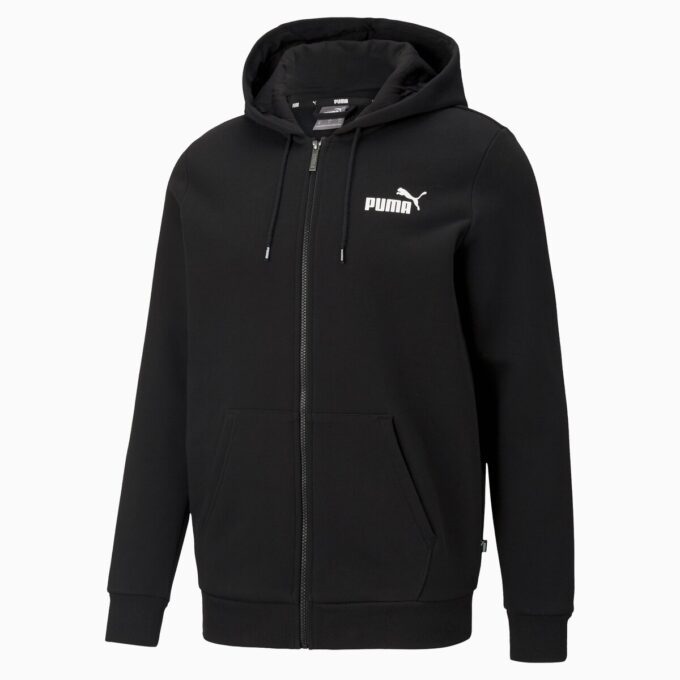 Essentials Full-Zip Logo Hoodie Men