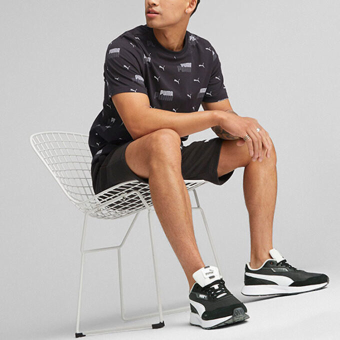 Essentials Logo Power Printed Tee “Black”