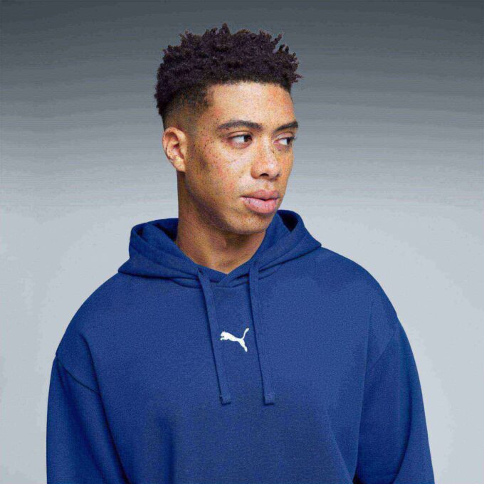 Essentials Men Relaxed Fleece Hoodie Essentials Men Relaxed Fleece Hoodie