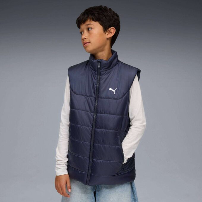 Essentials Outerwear Big Kids’ Puffer Vest Essentials Outerwear Big Kids’ Puffer Vest