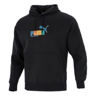 Essentials Rainbow Hoodie “Black”