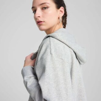 Essentials Small No. 1 Logo French Terry Women Comfort Full-Zip Hoodie