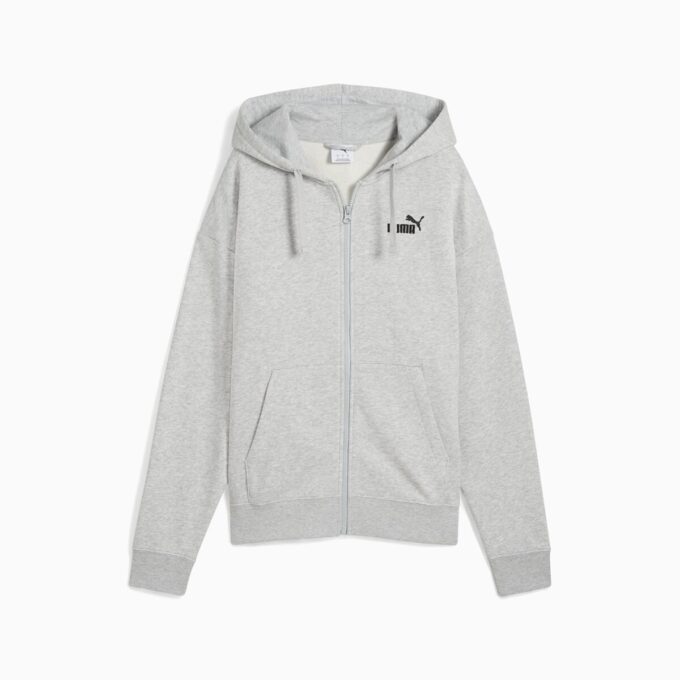 Essentials Small No. 1 Logo French Terry Women Comfort Full-Zip Hoodie Essentials Small No. 1 Logo French Terry Women Comfort Full-Zip Hoodie