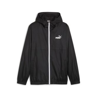 Essentials Solid Windbreaker Jacket “Black”