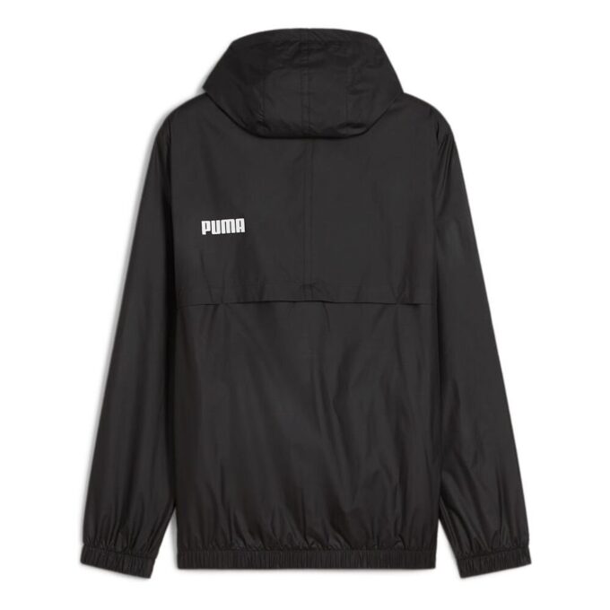 Essentials Solid Windbreaker Jacket “Black”