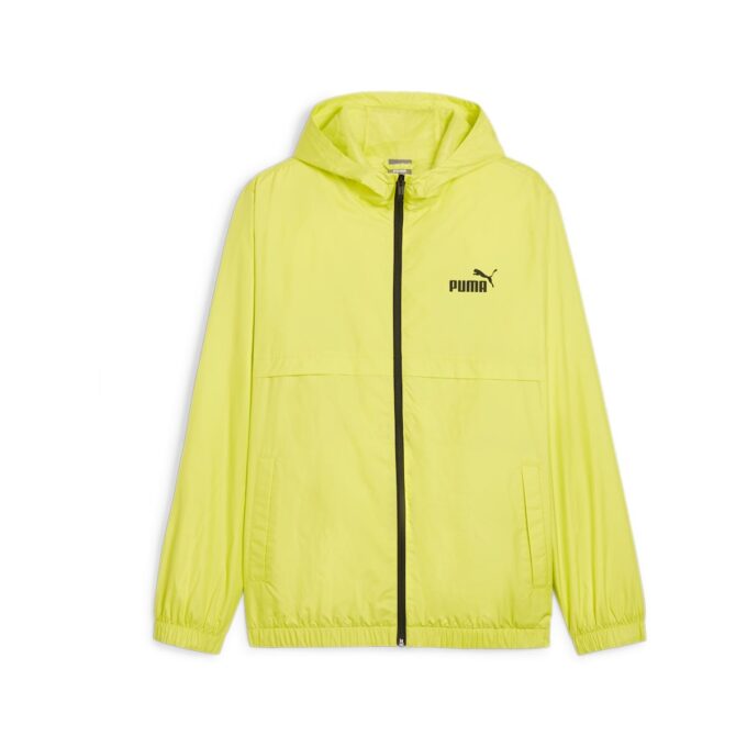 Essentials Solid Windbreaker Jacket “Neon Yellow”
