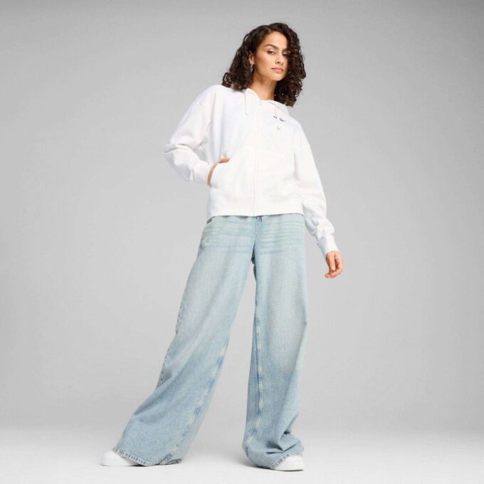 Essentials Women Fleece Zip-Up Hoodie Essentials Women Fleece Zip-Up Hoodie