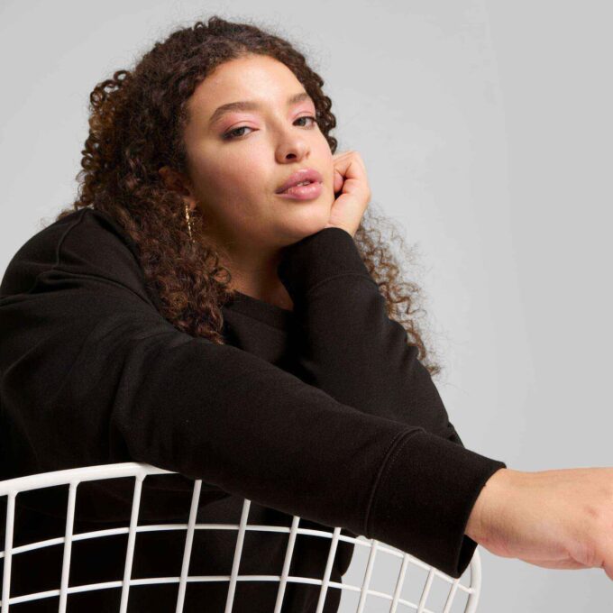 Essentials Women Relaxed Crew Neck Sweatshirt