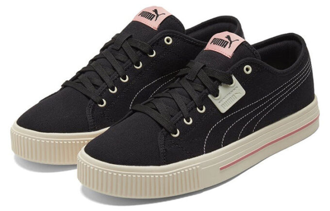 Ever Cv Casual Skateboarding Shoes Unisex Black Pink