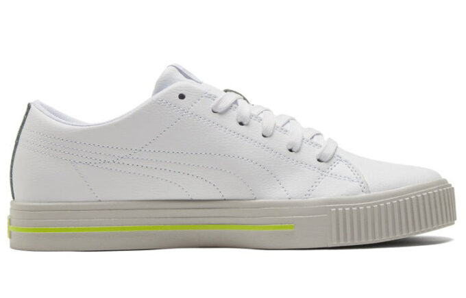 Ever Low Top Casual Skate Shoes White Yellow Unisex “White Yellow Gray”