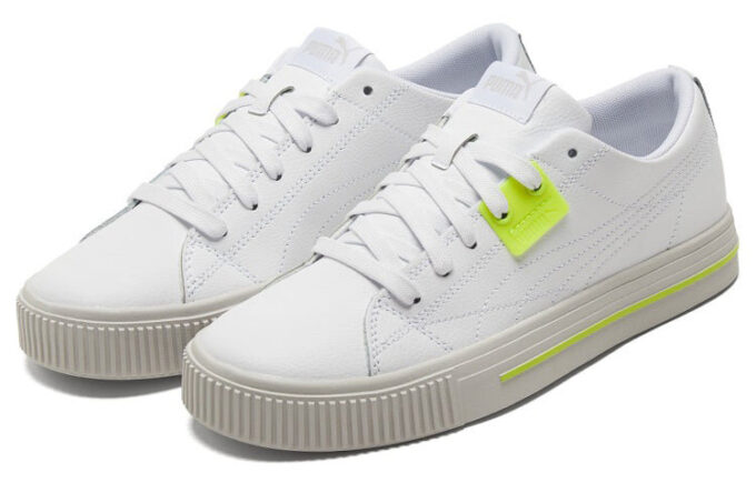 Ever Low Top Casual Skate Shoes White Yellow Unisex “White Yellow Gray”