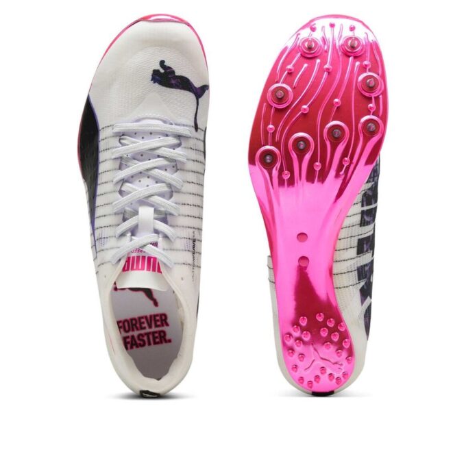 evoSPEED Sprint Nitro Elite 2 Digitokyo Spikes “White Black Charm Pink”