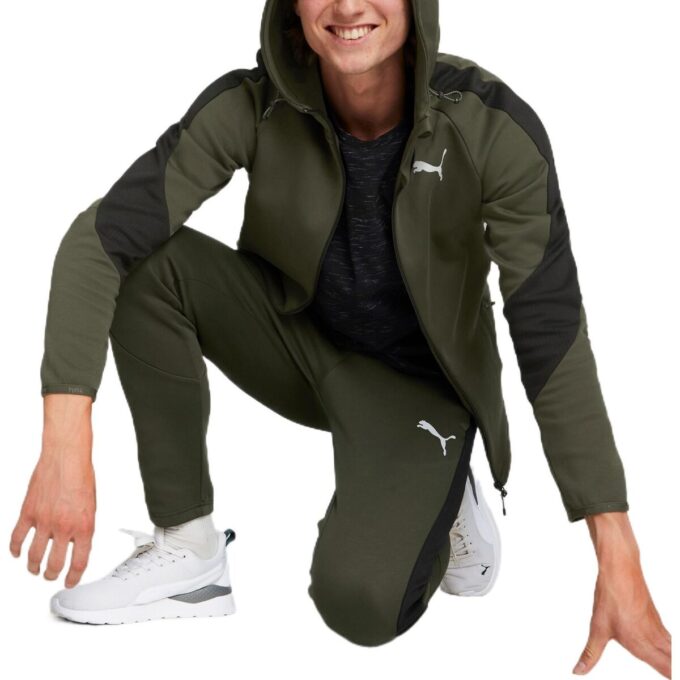 Evostripe Full Zip Hoodie “Green”