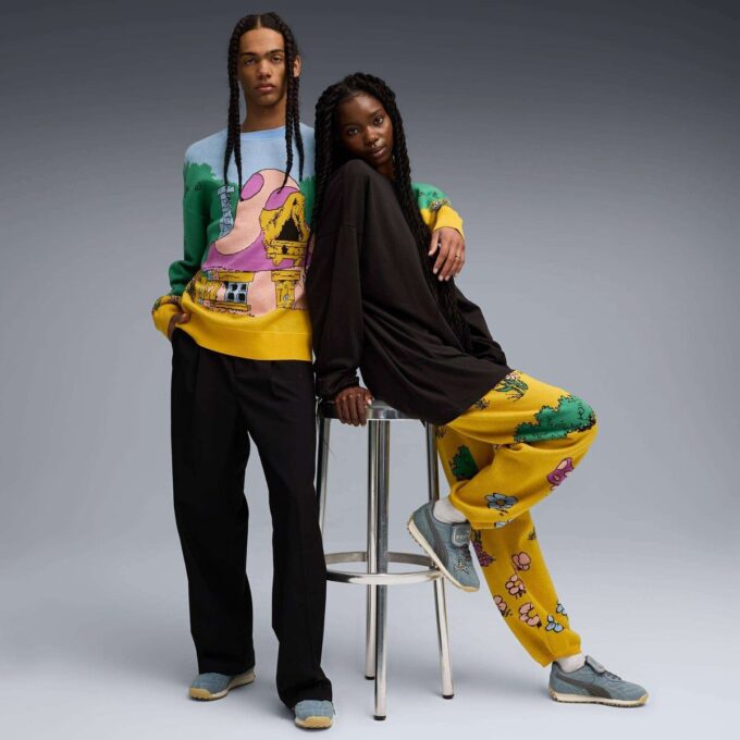 FENTY x PUMA x SMURFS Knit Sweatpants FENTY x PUMA x SMURFS Knit Sweatpants