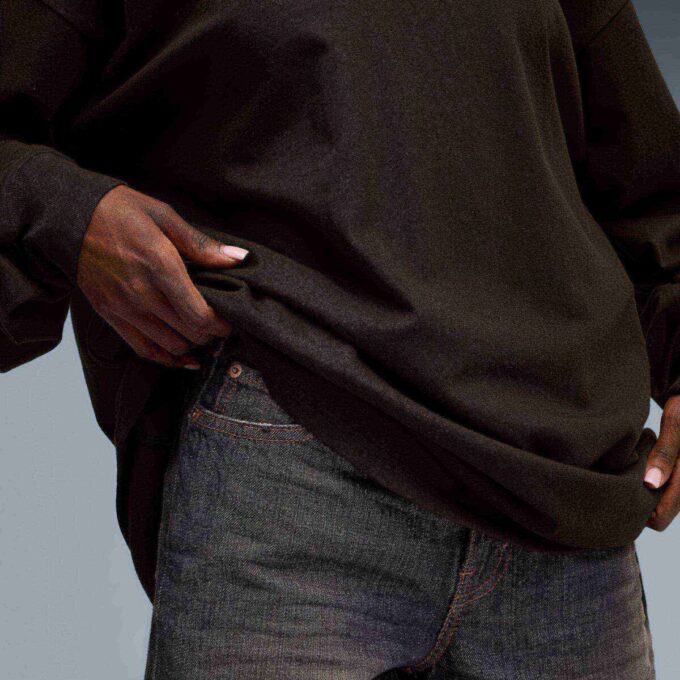 FENTY x PUMA x SMURFS Oversized Long Sleeve Shirt FENTY x PUMA x SMURFS Oversized Long Sleeve Shirt