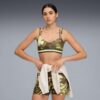 Floral Ribbon Women Moisture Wicking, Low Impact Sports Bra Floral Ribbon Women Moisture Wicking, Low Impact Sports Bra