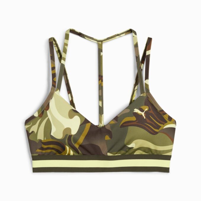 Floral Ribbon Women Moisture Wicking, Low Impact Sports Bra Floral Ribbon Women Moisture Wicking, Low Impact Sports Bra