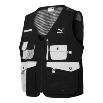 Florid Summer Vest “Black”