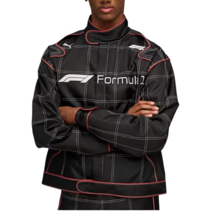 Formula 1 75 Years Motorsport Racing Jacket Relaxed Fit “Black”
