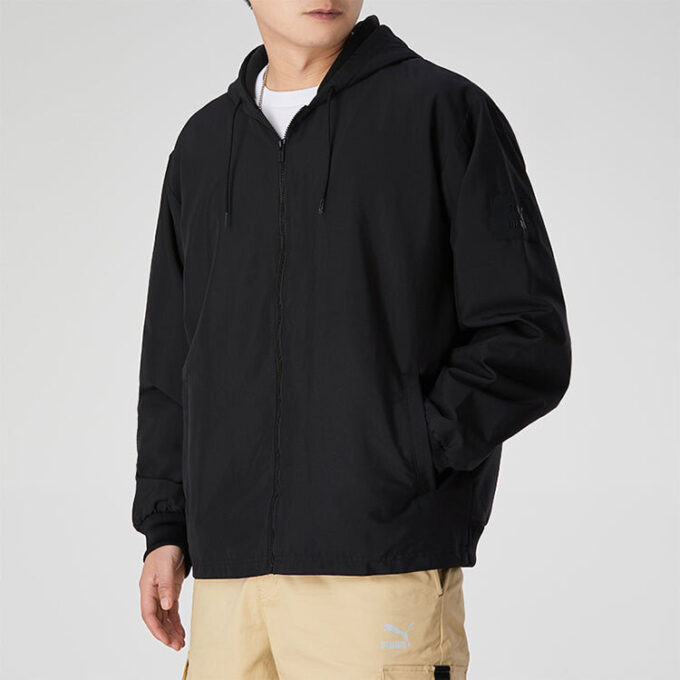 Full-Zip Hooded Jacket “Black”