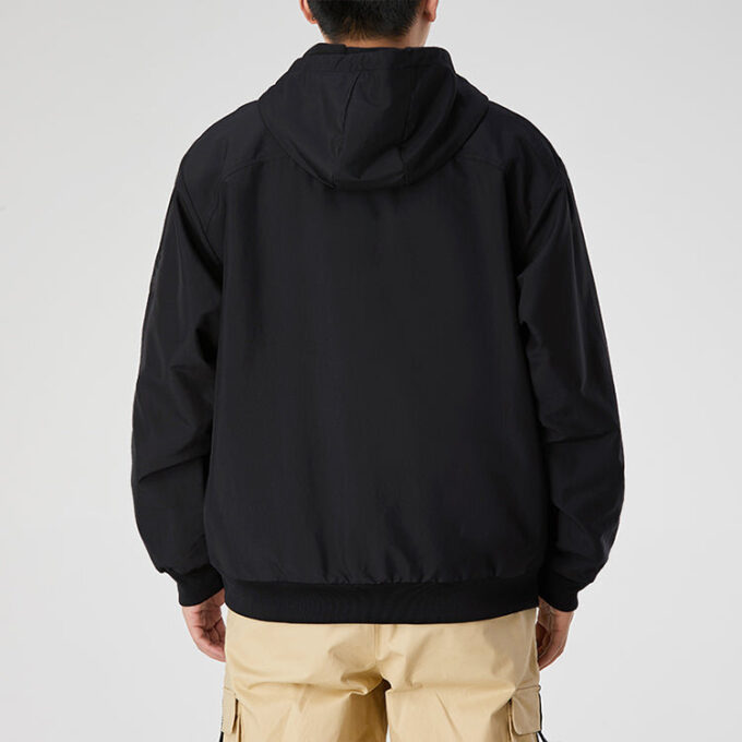 Full-Zip Hooded Jacket “Black”