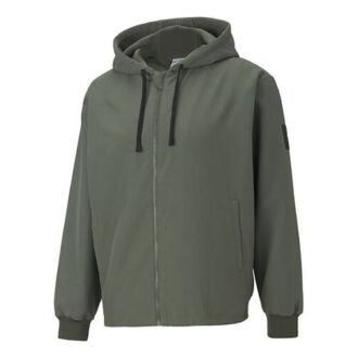 Full-Zip Hooded Jacket “Green”