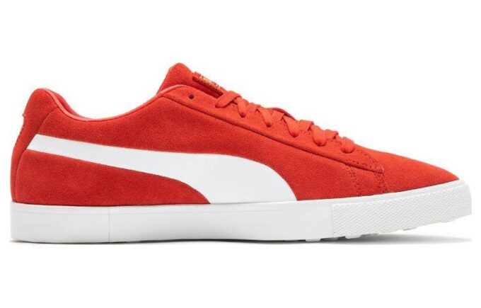 Fusion Suede For All Time LE Golf Shoes “Red White”