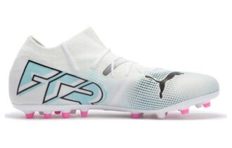 Future 7 Match MG Cleats “White Blue Pink”