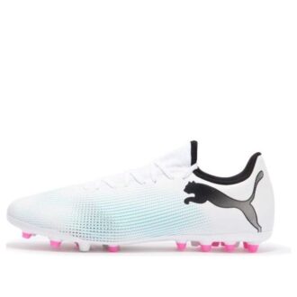 Future 7 Play MG Cleats “White Blue Pink”