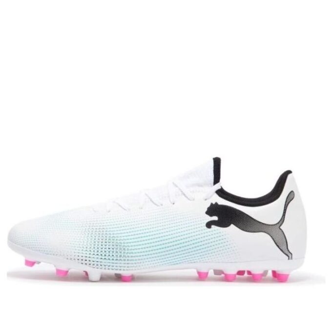 Future 7 Play MG Cleats “White Blue Pink”