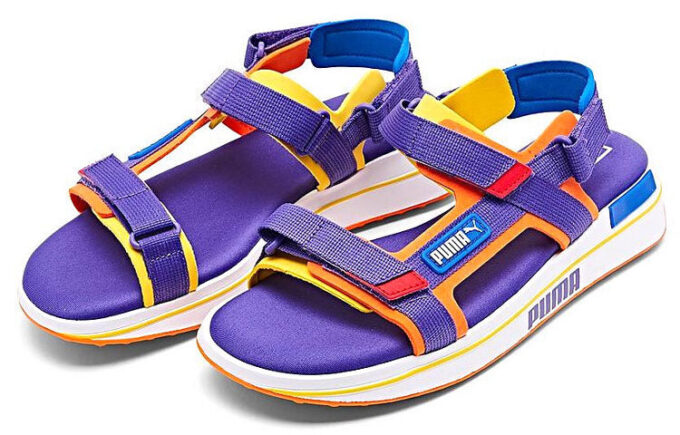 Future Rider Game On Sandal “Purple White”
