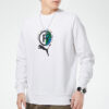 Game Graphic Crewneck Sweatshirt “White Black Green”
