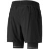 Graphic 2-In-1 5 Running Shorts “Black”