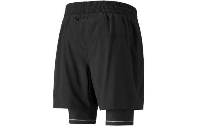 Graphic 2-In-1 5 Running Shorts “Black”