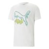 Graphic Melted Cat T-Shirt “White”
