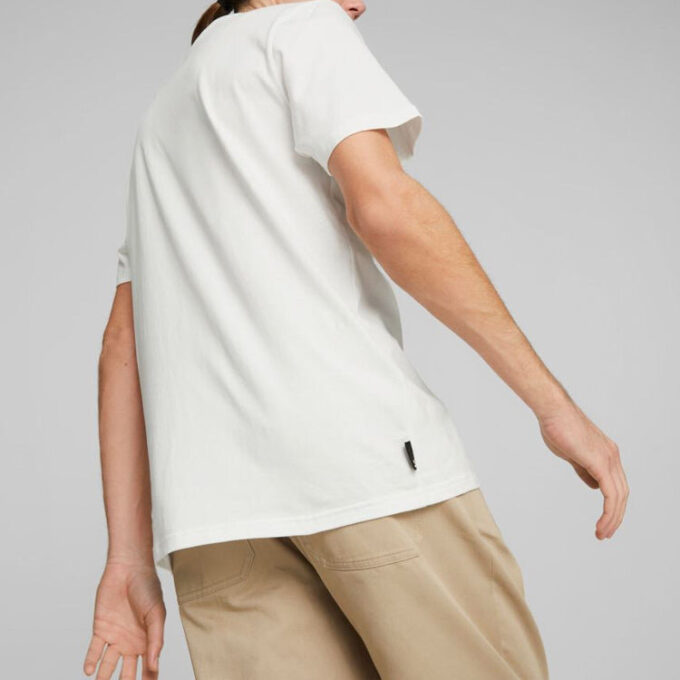 Graphic Melted Cat T-Shirt “White”