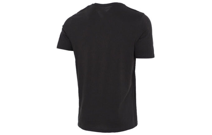 Graphic Print Regular Fit T-Shirt “Black”