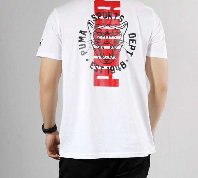 Graphic Vintage Cat Tee “White”