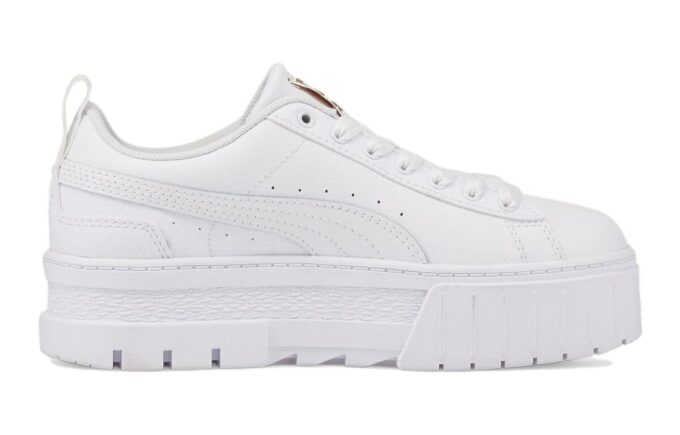 (GS) Mayze Leather “White Team Gold”