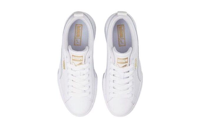 (GS) Mayze Leather “White Team Gold”