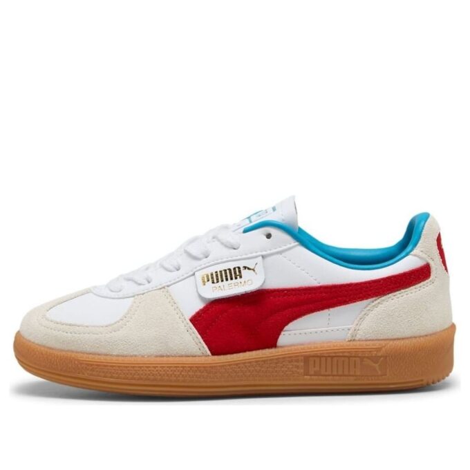 (GS) Palermo Leather “White Red”